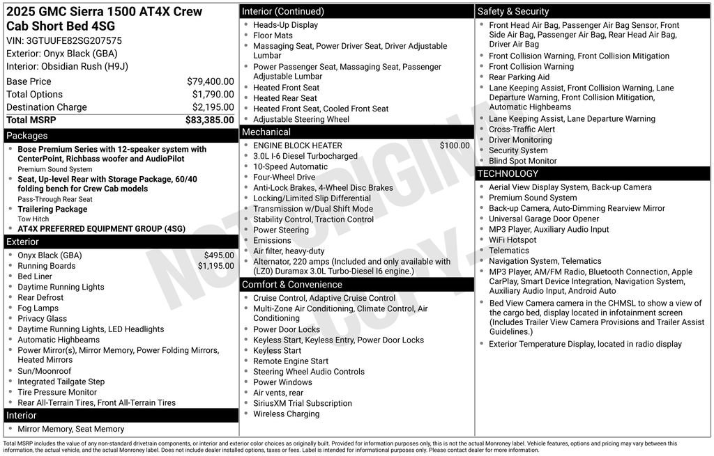 Certified 2025 GMC Sierra 1500 AT4X AWD/4WD image 5