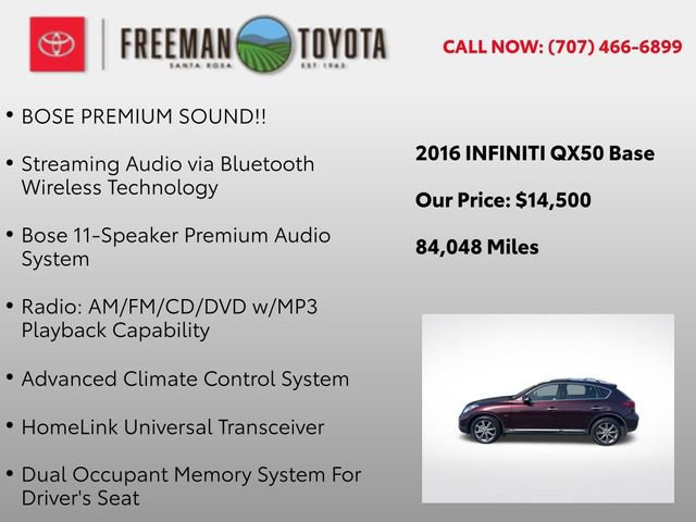 Used 2016 INFINITI QX50 2WD w/ Premium Plus Package image 11