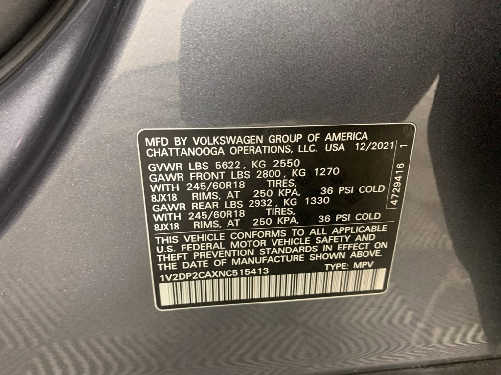 Used 2022 Volkswagen Atlas SE image 13