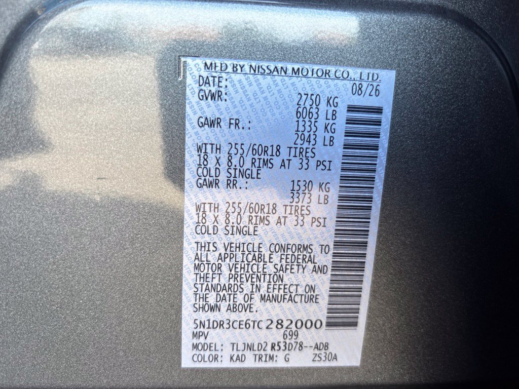 New 2026 Nissan Pathfinder SL AWD/4WD image 11