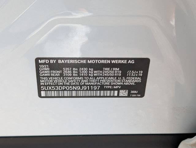 Used 2022 BMW X3 xDrive30i w/ Premium Package 2 AWD/4WD image 35
