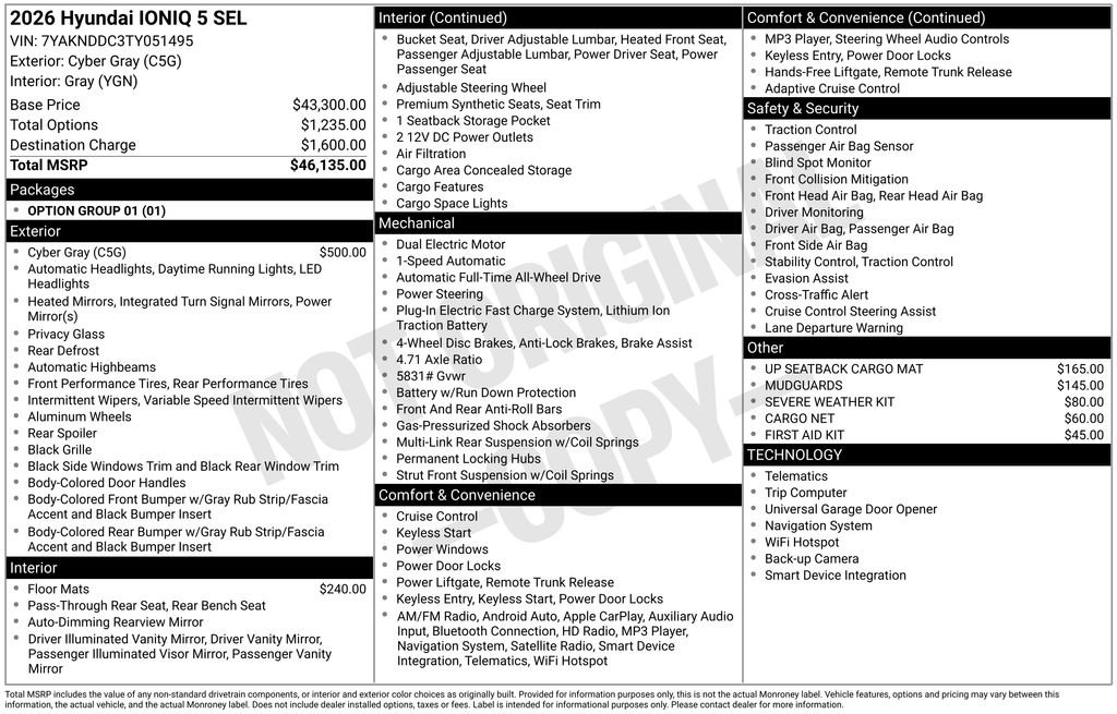 New 2026 Hyundai Ioniq 5 SEL image 4