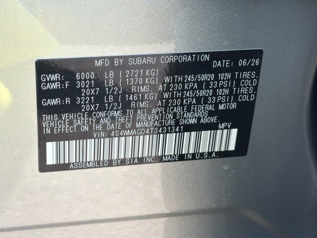 New 2026 Subaru Ascent Limited AWD/4WD image 31