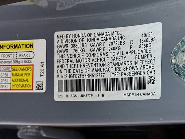 Used 2024 Honda Civic Sport image 32