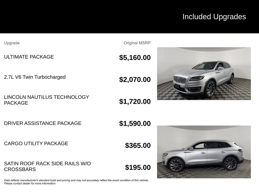 Used 2019 Lincoln Nautilus Reserve w/ Ultimate Package AWD/4WD image 6