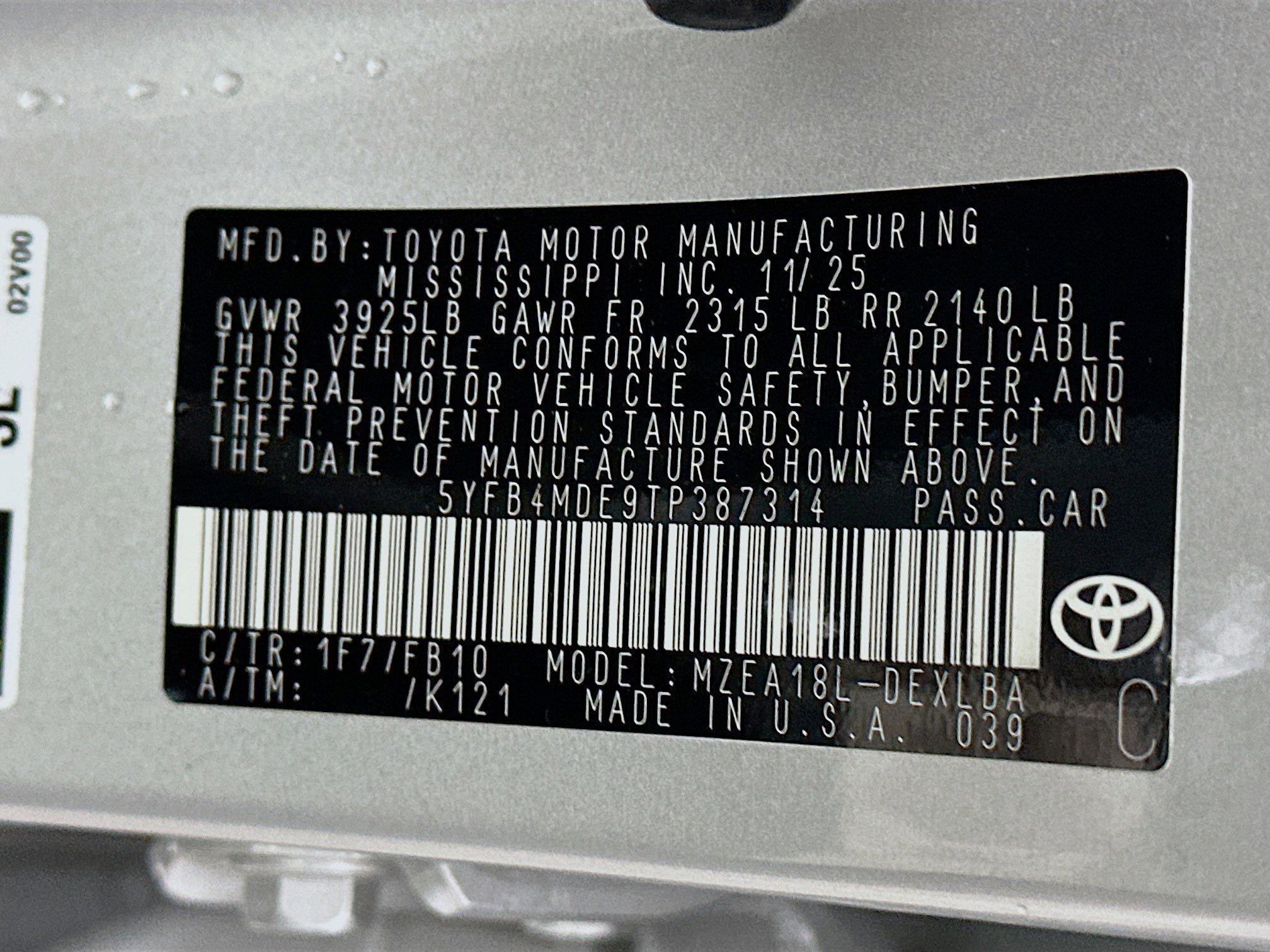 Used 2026 Toyota Corolla LE image 12