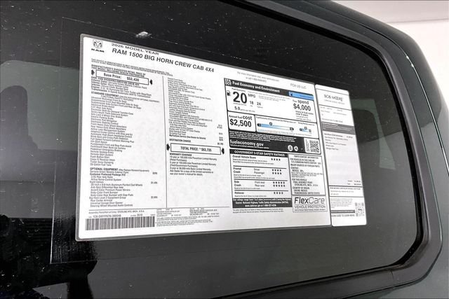New 2026 RAM 1500 Big Horn AWD/4WD image 14