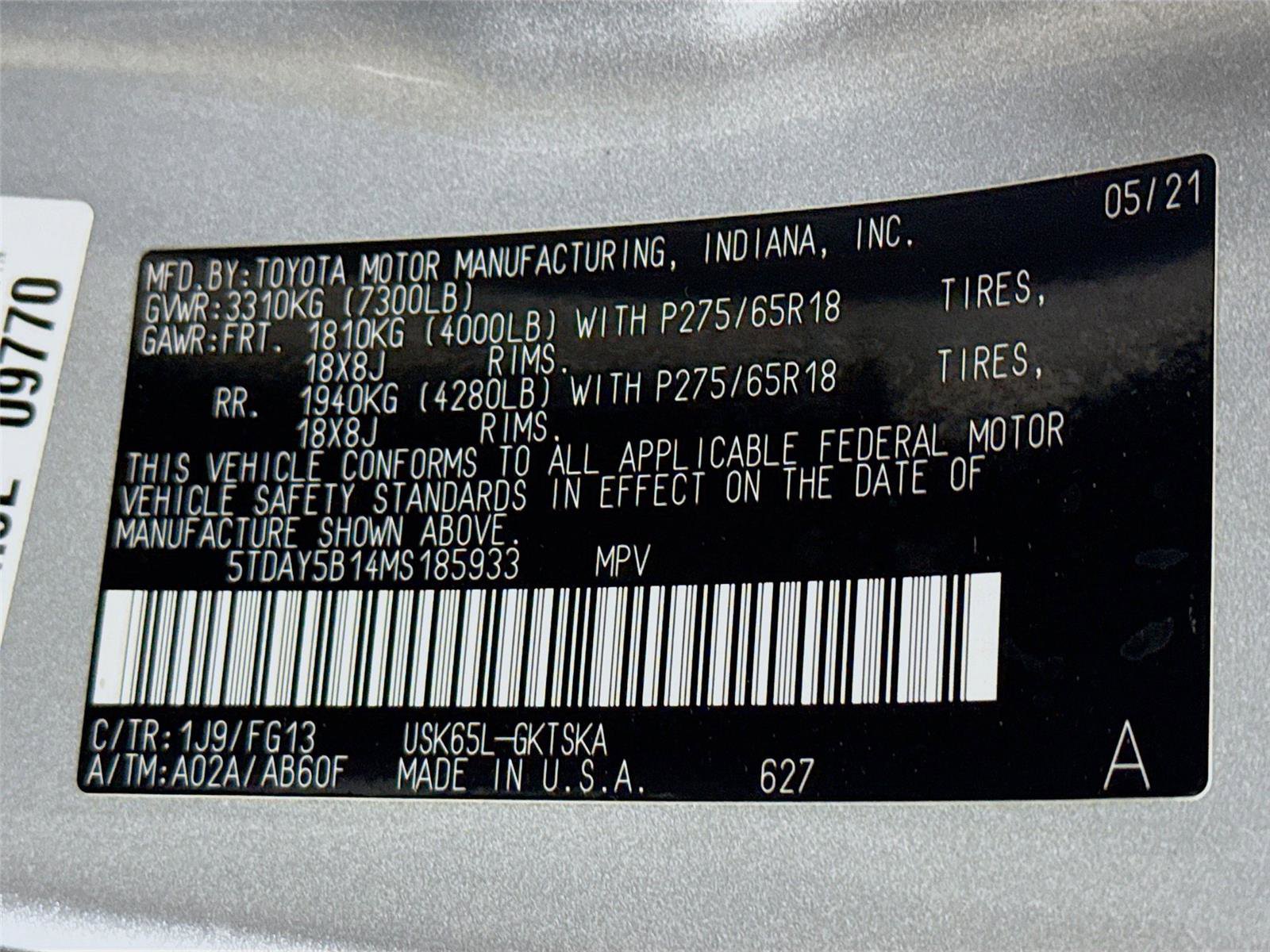 Used 2021 Toyota Sequoia SR5 image 32