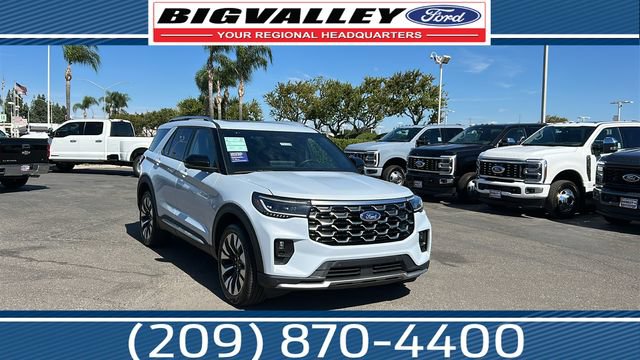 Certified 2025 Ford Explorer Platinum w/ LUX Leather Package