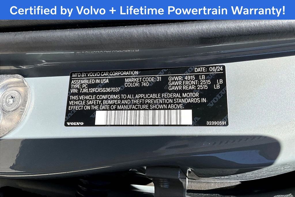 Used 2025 Volvo S60 B5 Plus FWD image 45