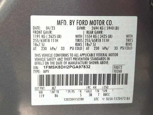 Used 2023 Ford Explorer XLT AWD/4WD image 30