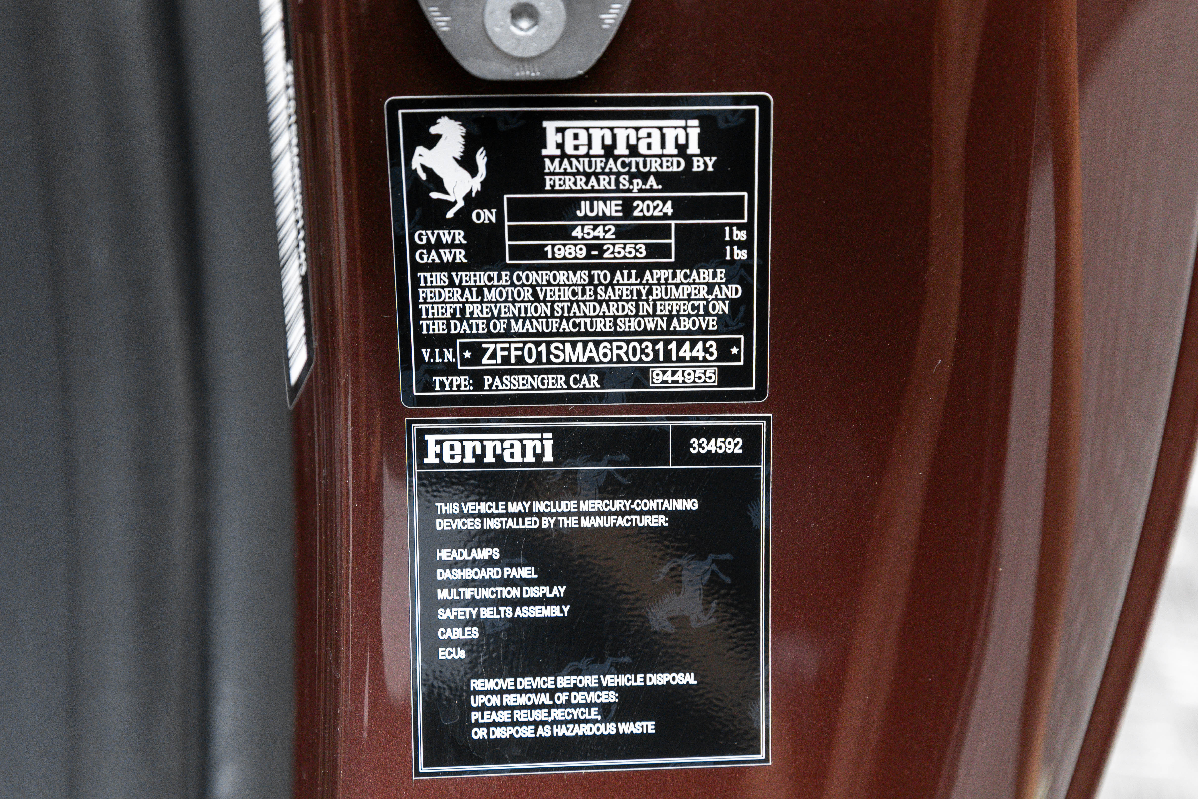 Certified 2024 Ferrari 296 GTS image 20