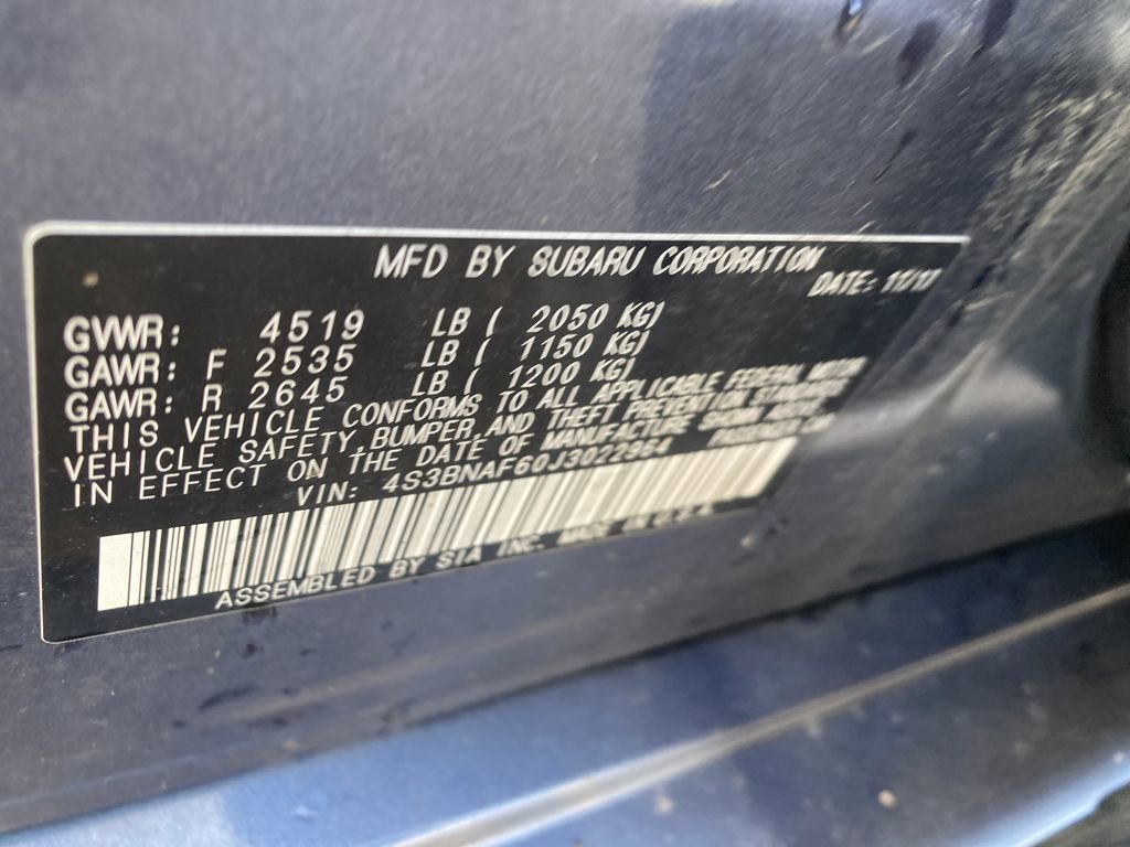 Used 2018 Subaru Legacy 2.5i Premium w/ Eyesight & BSD & Rcta & HBA image 34