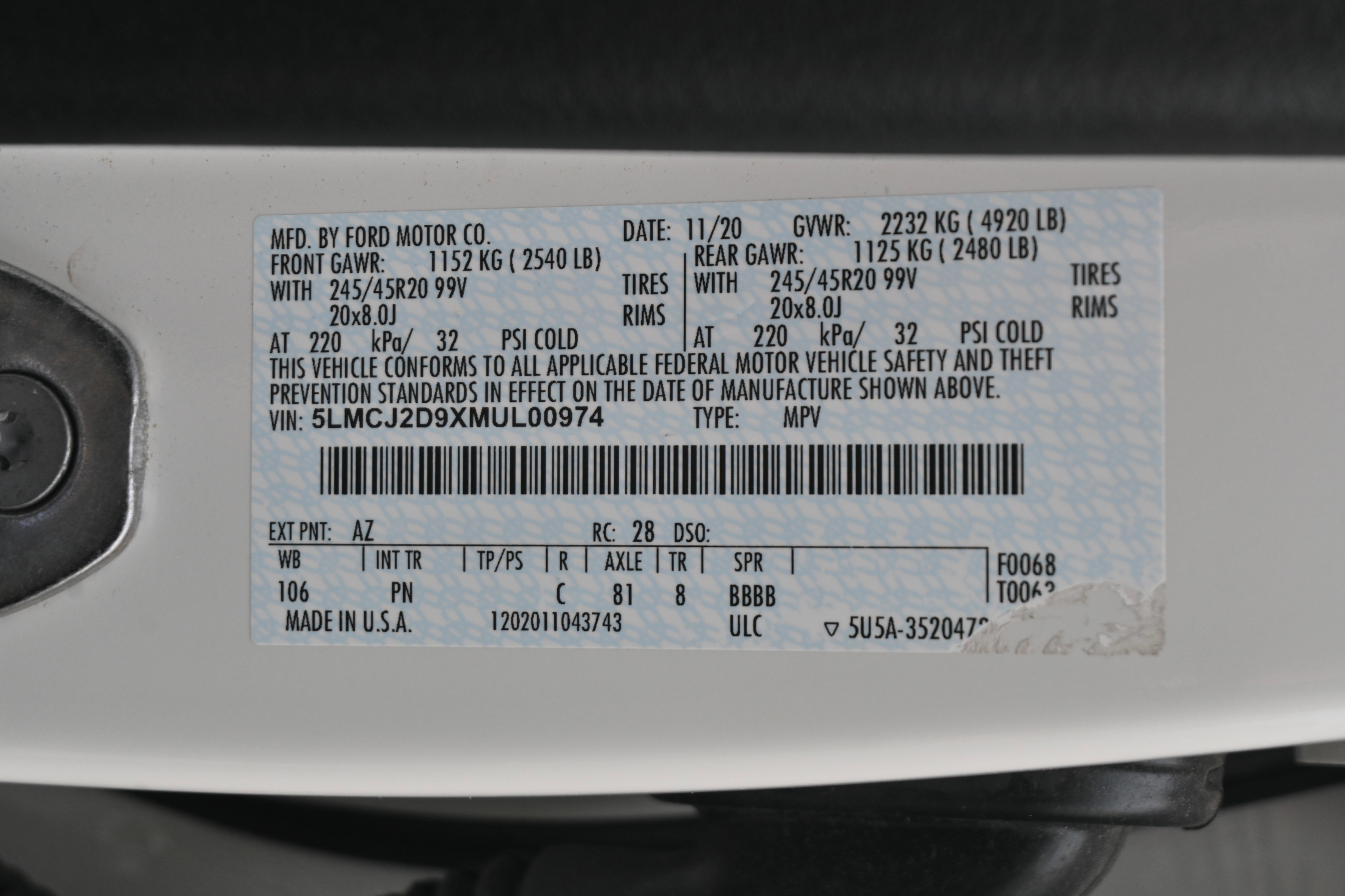 Used 2021 Lincoln Corsair Reserve AWD/4WD image 17