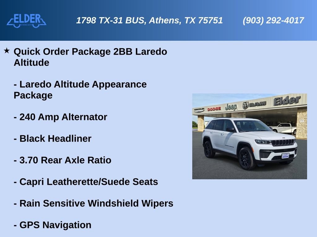 New 2026 Jeep Grand Cherokee Altitude RWD image 6