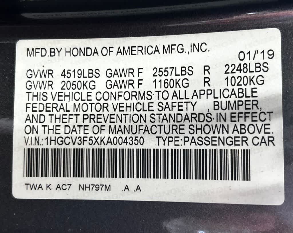 Used 2019 Honda Accord EX-L image 22