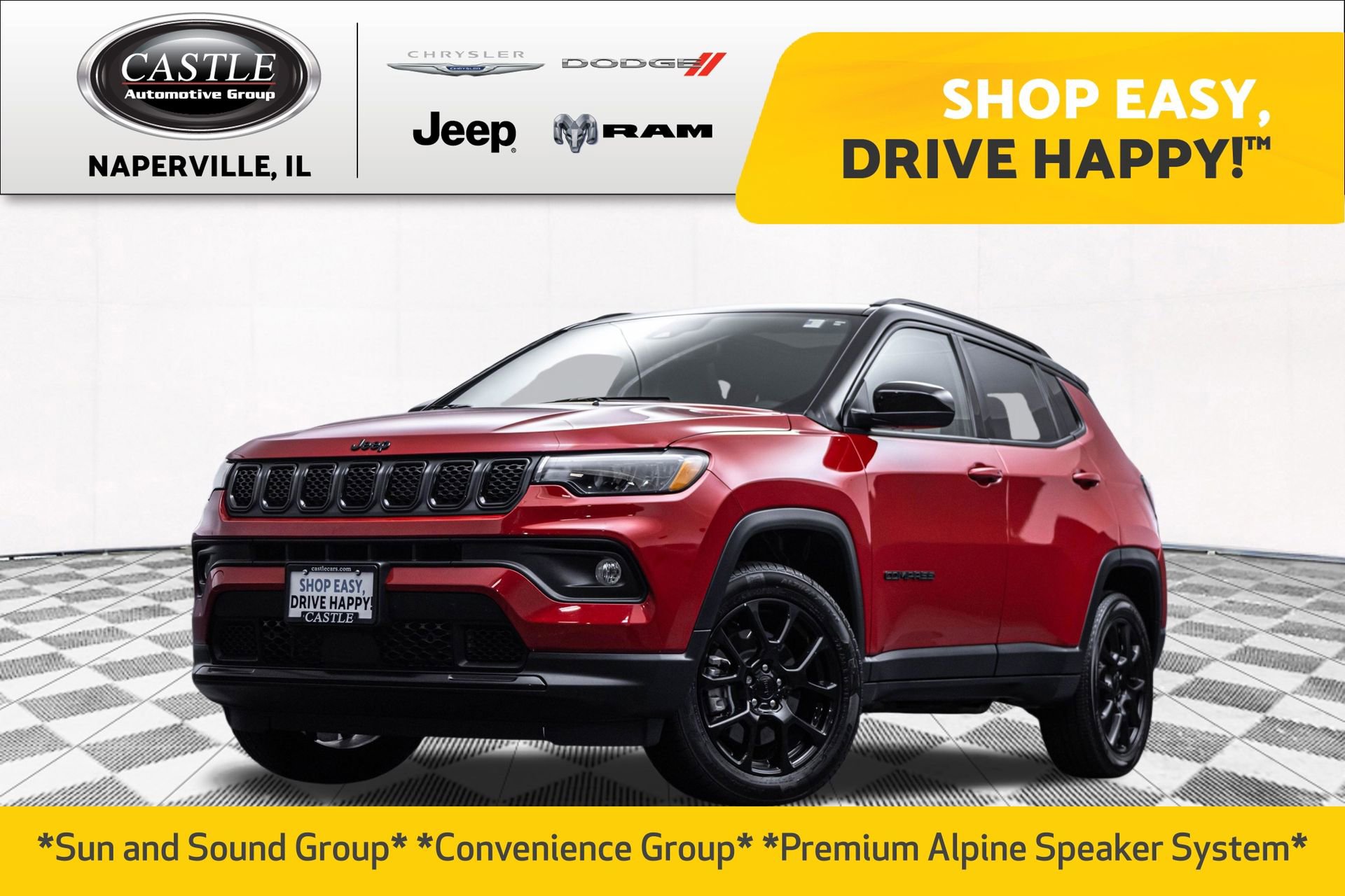 Used 2023 Jeep Compass Latitude w/ Sun and Sound Group