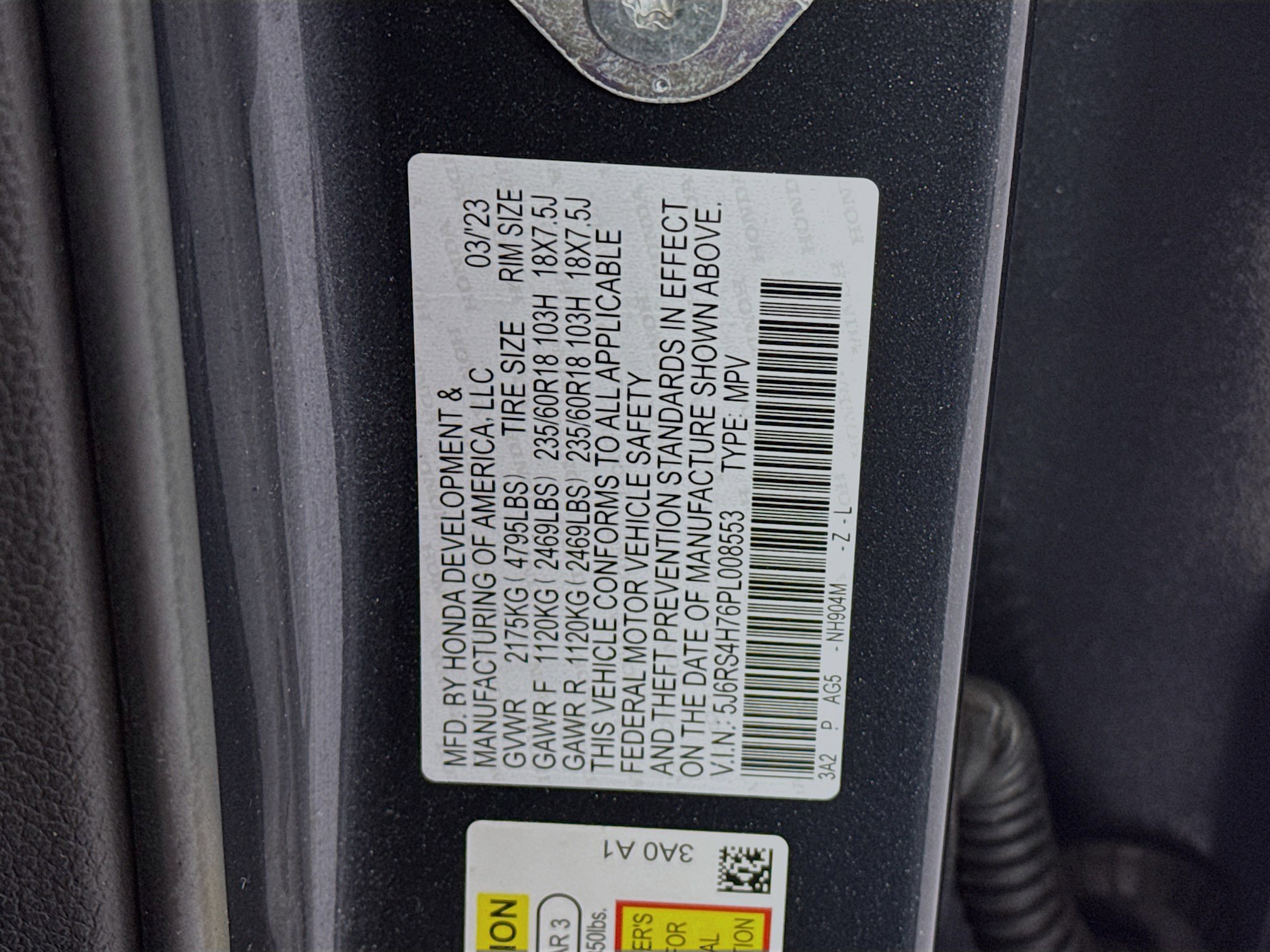 Certified 2023 Honda CR-V EX-L image 32