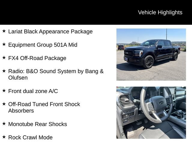 Certified 2025 Ford F150 Lariat w/ Equipment Group 501A Mid AWD/4WD image 8