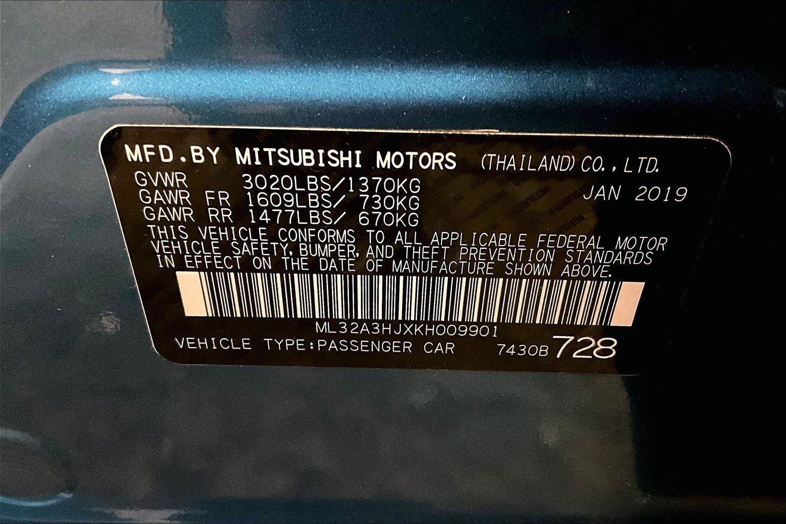 Used 2019 Mitsubishi Mirage ES image 32