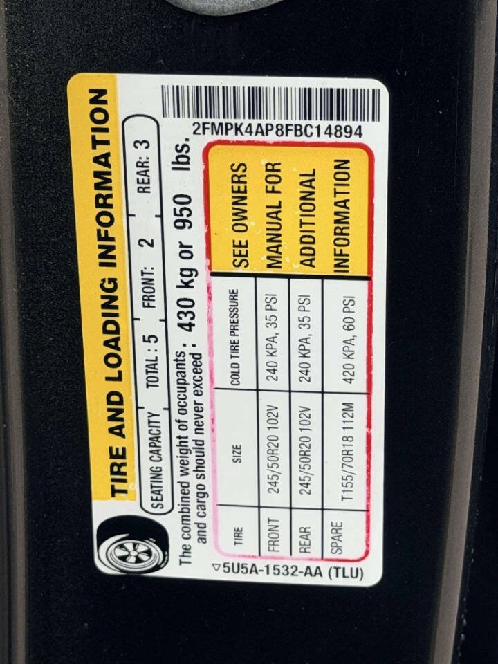 Used 2015 Ford Edge Sport w/ Equipment Group 401A AWD/4WD image 19