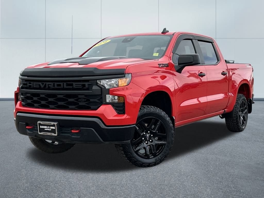 Used 2024 Chevrolet Silverado 1500 Custom Trail Boss w/ LPO, Dark Essentials Package 360° Tour