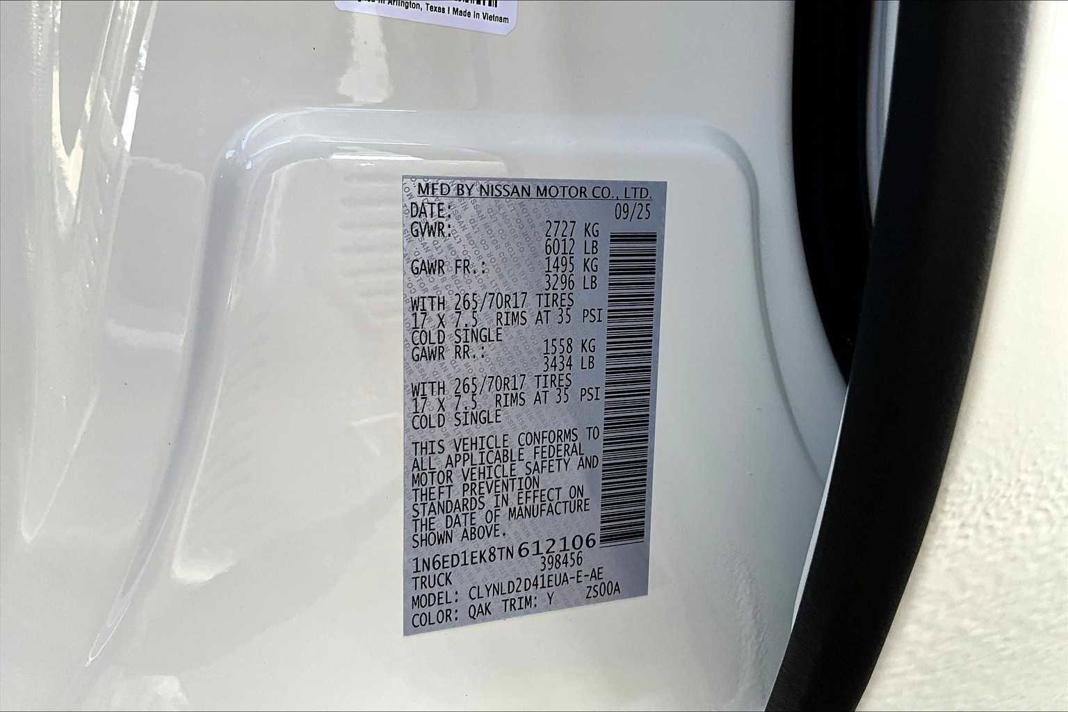 New 2026 Nissan Frontier PRO-4X image 22