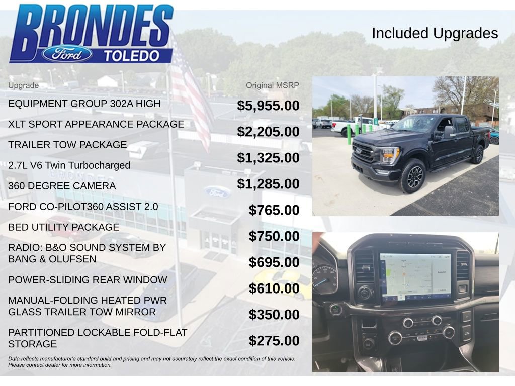 Used 2023 Ford F150 XLT w/ Equipment Group 302A High AWD/4WD image 6