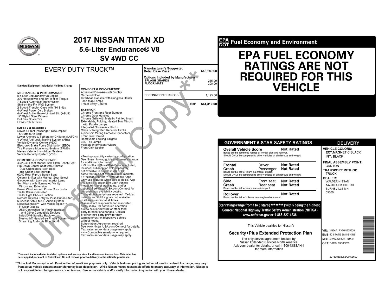 Used 2017 Nissan Titan SV AWD/4WD image 67