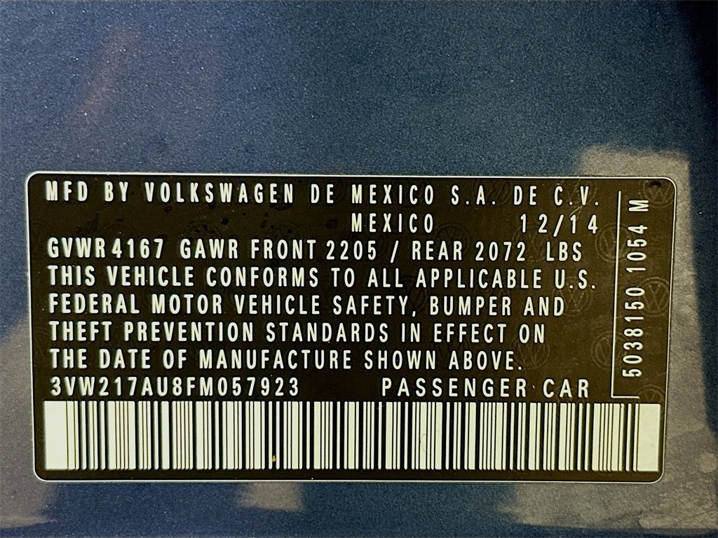 Used 2015 Volkswagen Golf SE w/ Lighting Package image 38