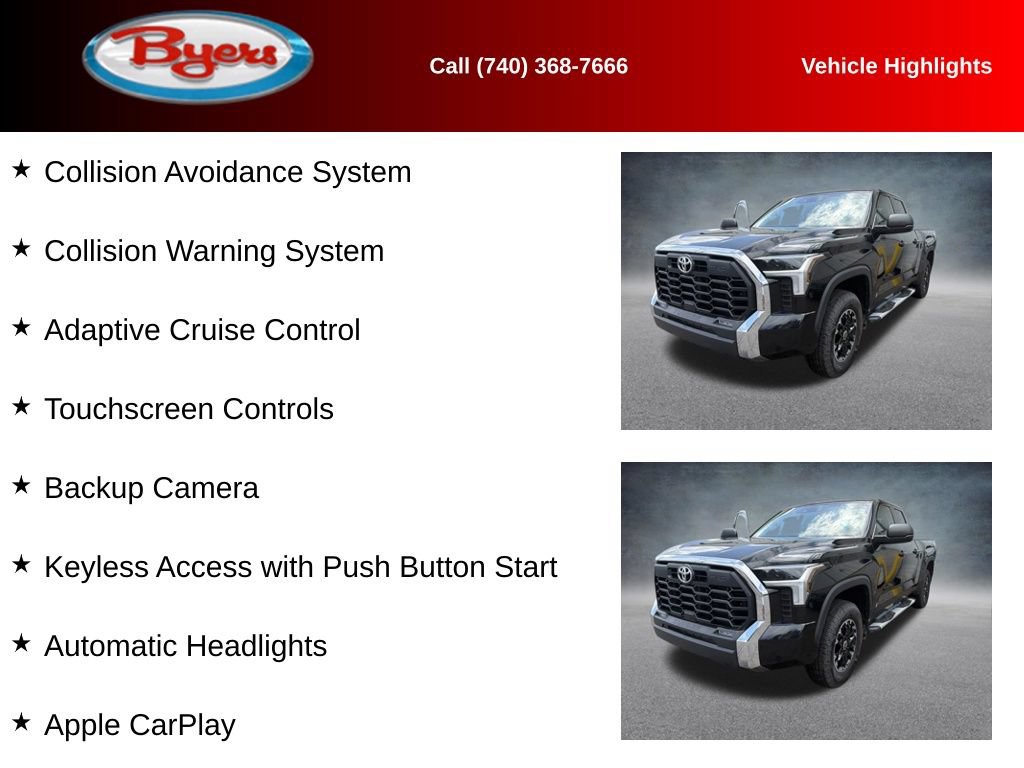 Used 2023 Toyota Tundra SR5 w/ TRD Off-Road Package AWD/4WD image 9