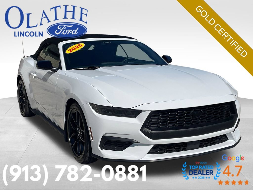 Certified 2025 Ford Mustang Convertible w/ Mustang Nite Pony Package RWD image 9
