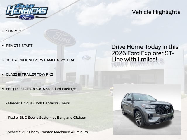 New 2026 Ford Explorer ST-Line AWD/4WD image 4