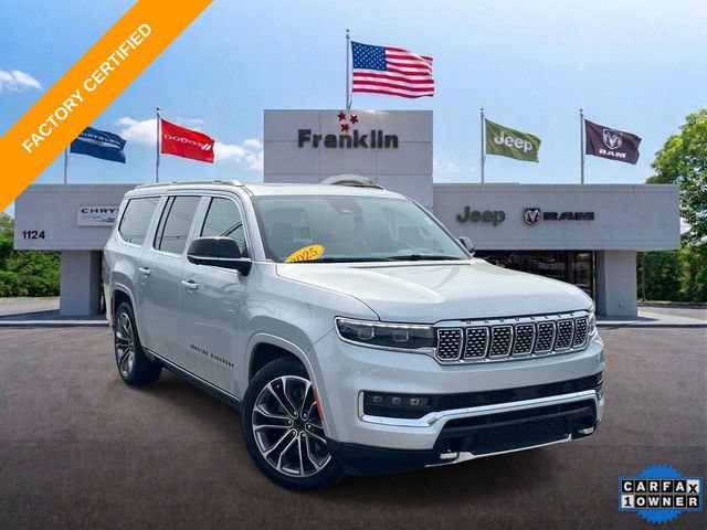 Certified 2025 Jeep Grand Wagoneer L Series III w/ HD Trailer Tow Package AWD/4WD image 1