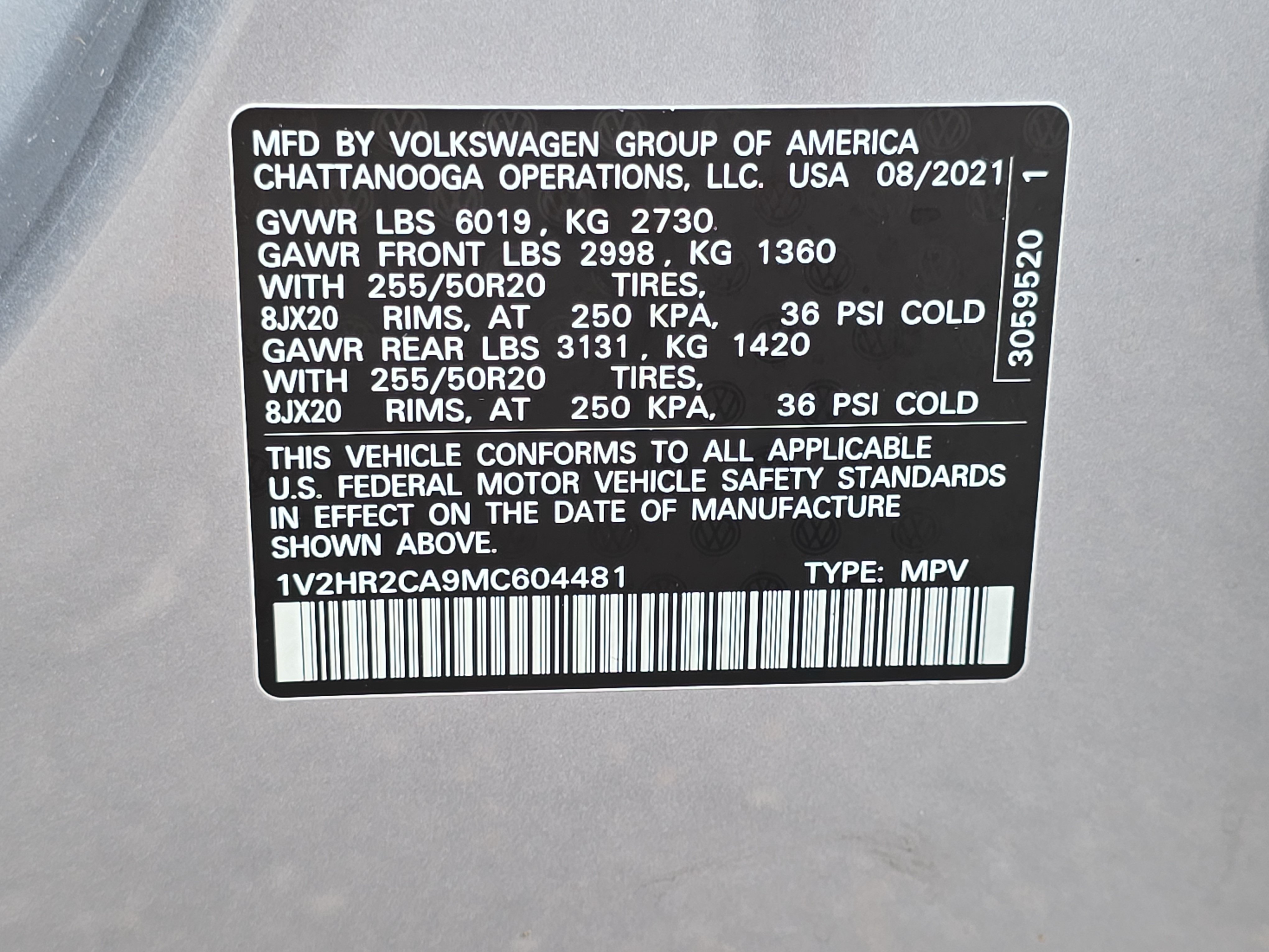 Used 2021 Volkswagen Atlas SE AWD/4WD image 34