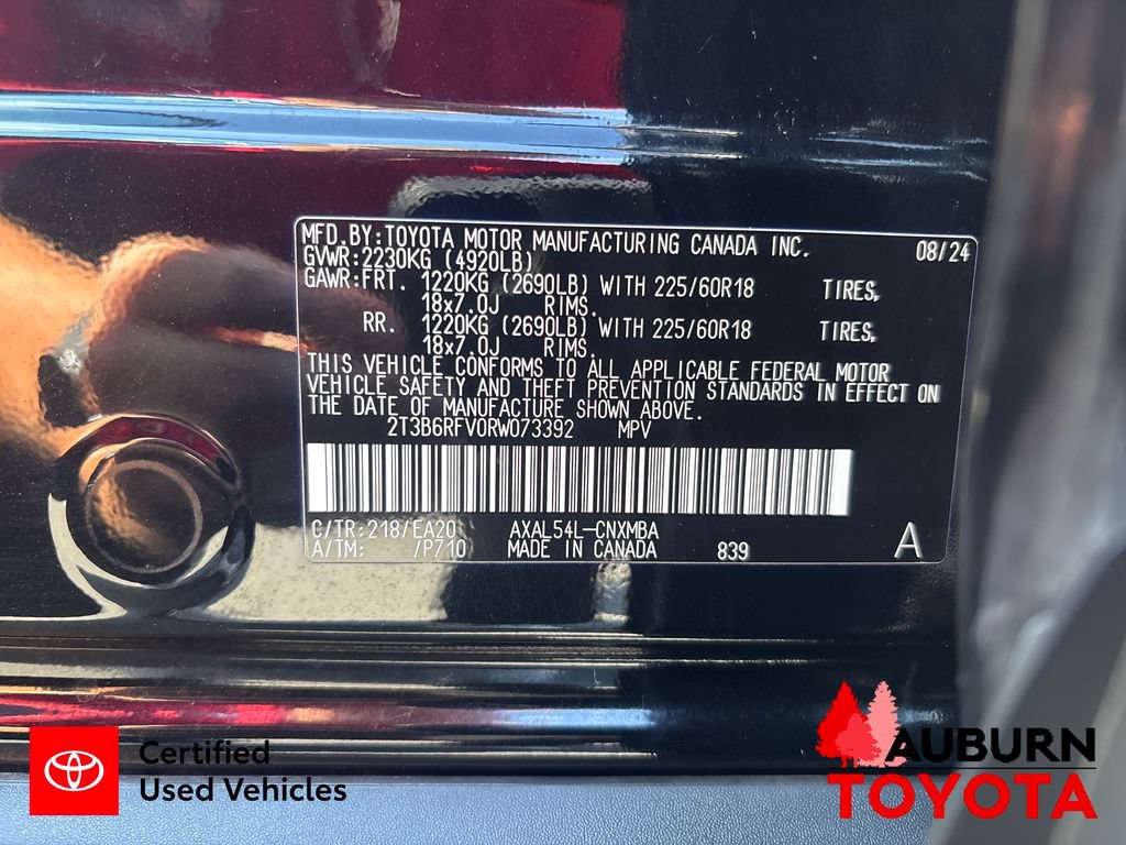 Certified 2024 Toyota RAV4 XLE Premium w/ Weather Package AWD/4WD image 15