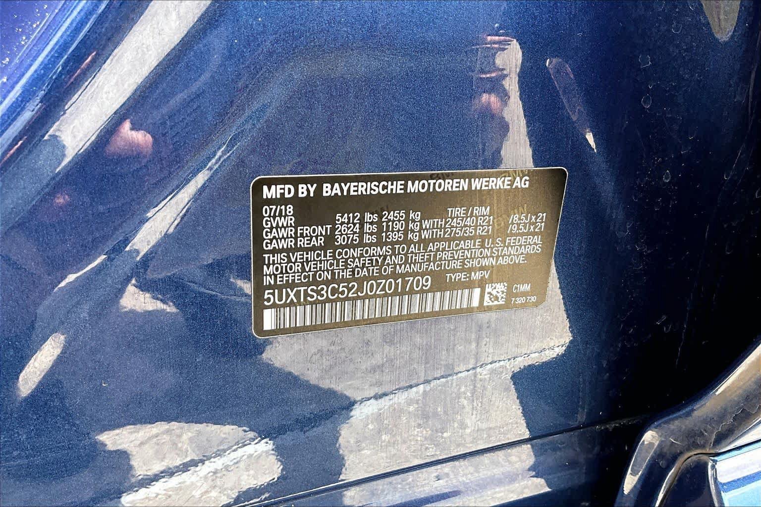 Used 2018 BMW X3 M40i w/ Premium Package AWD/4WD image 37
