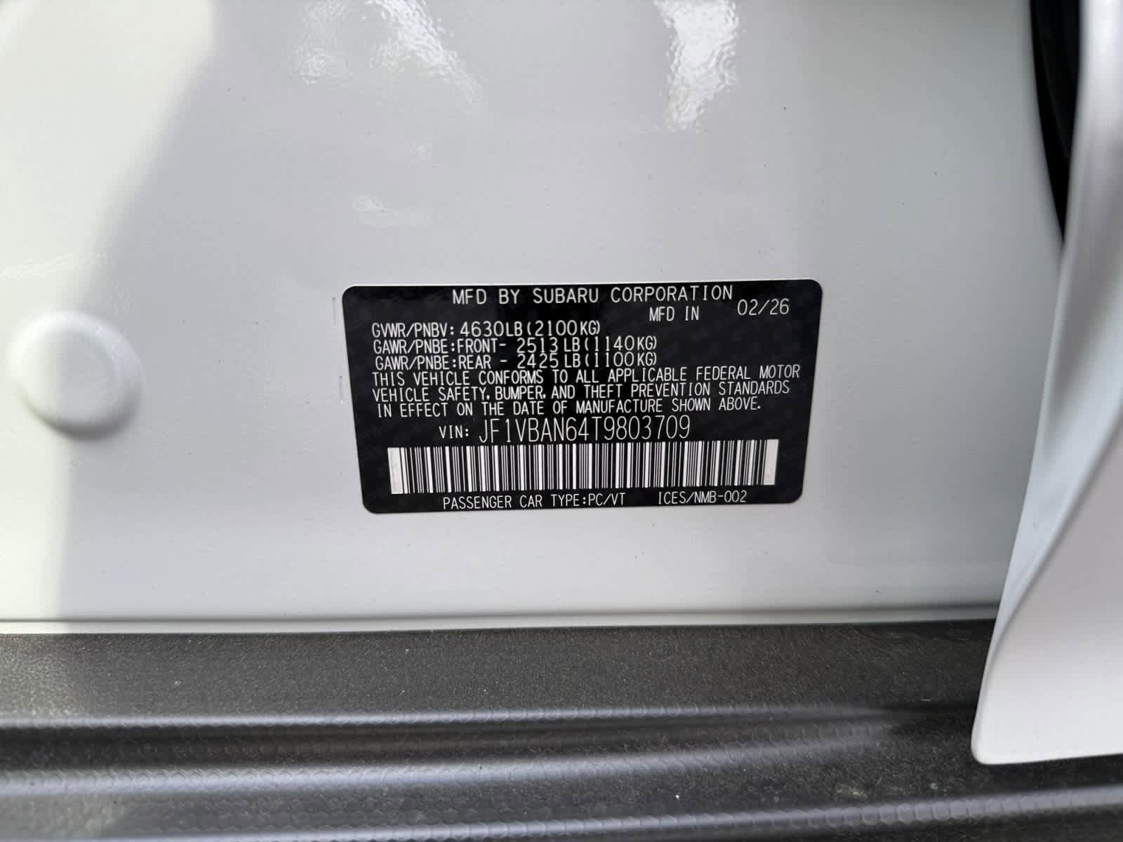 New 2026 Subaru WRX Limited AWD/4WD image 25