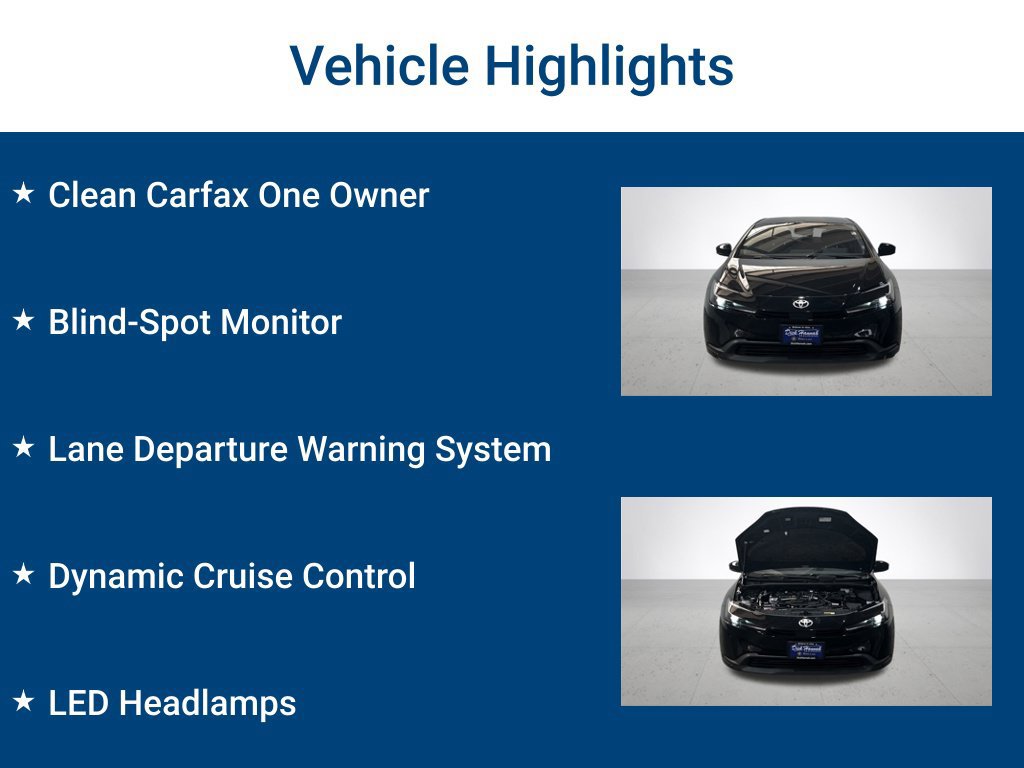 Used 2025 Toyota Prius LE FWD image 3