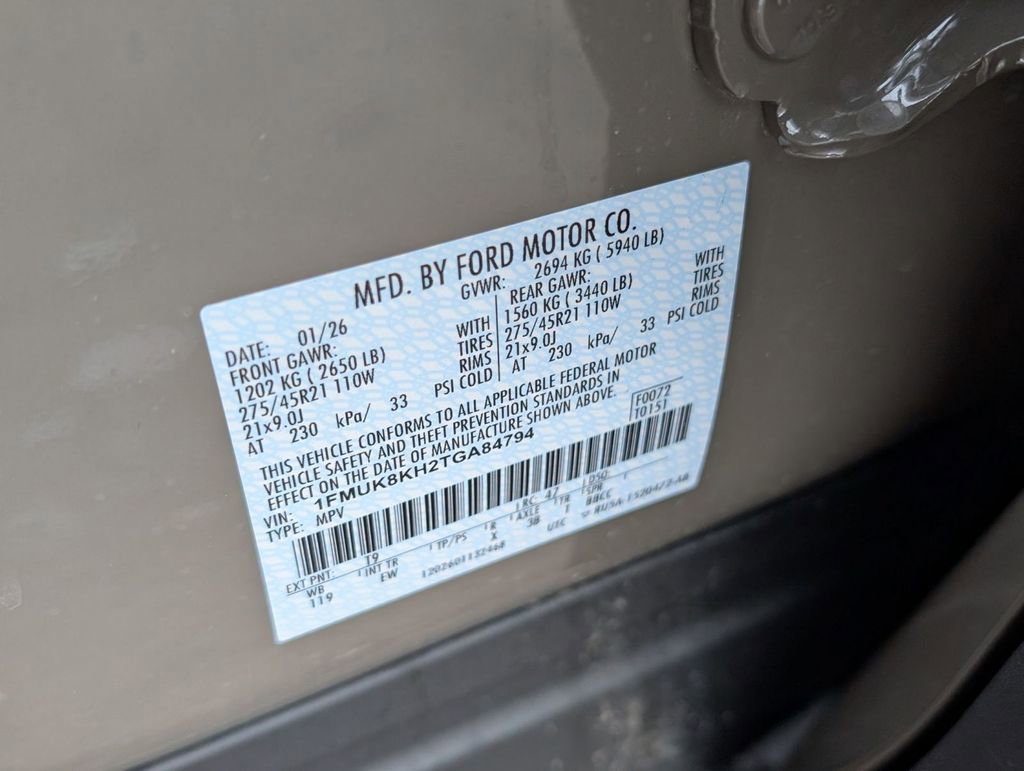 New 2026 Ford Explorer ST-Line w/ ST-Line Street Pack image 52