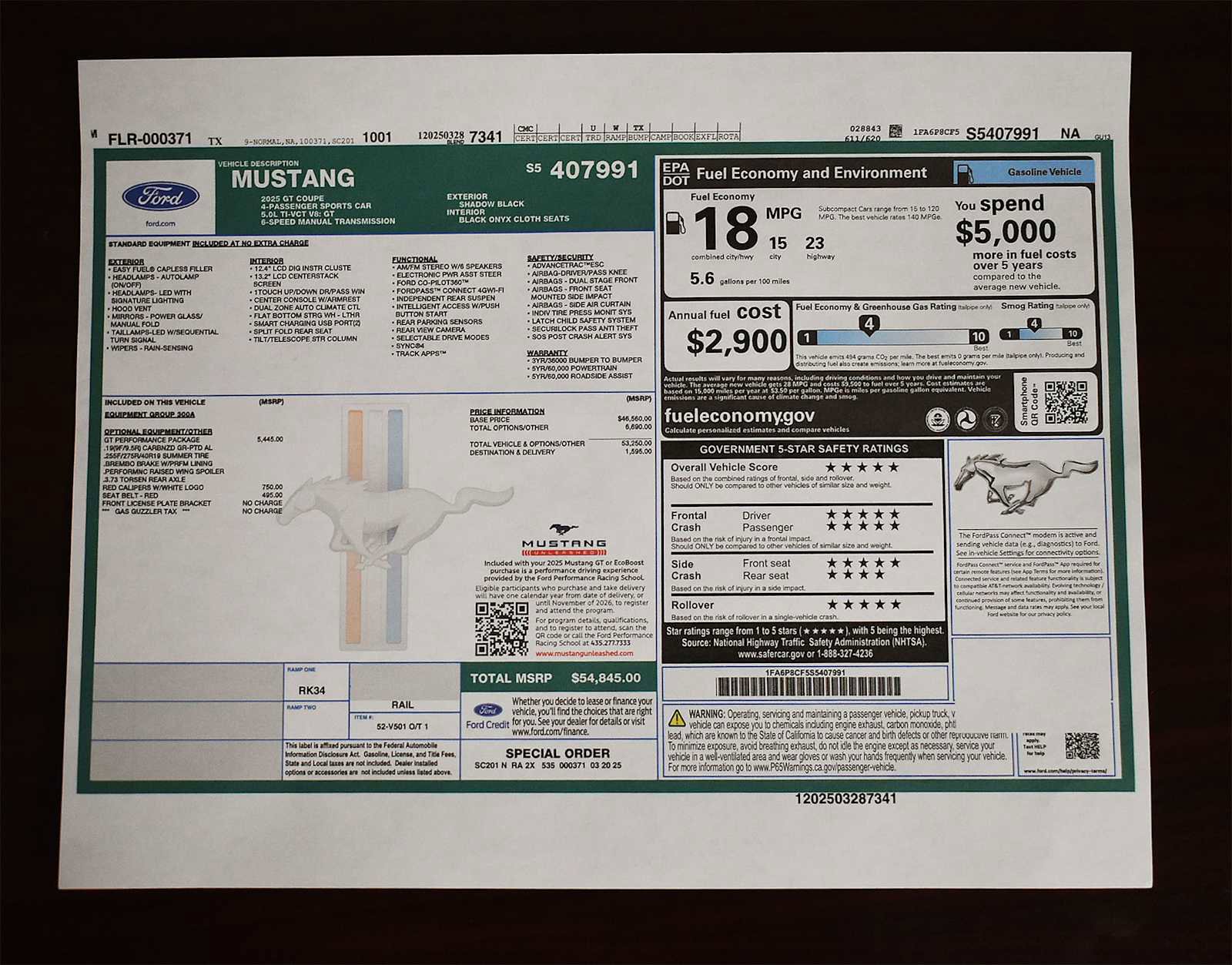 Used 2025 Ford Mustang GT w/ GT Performance Package image 6