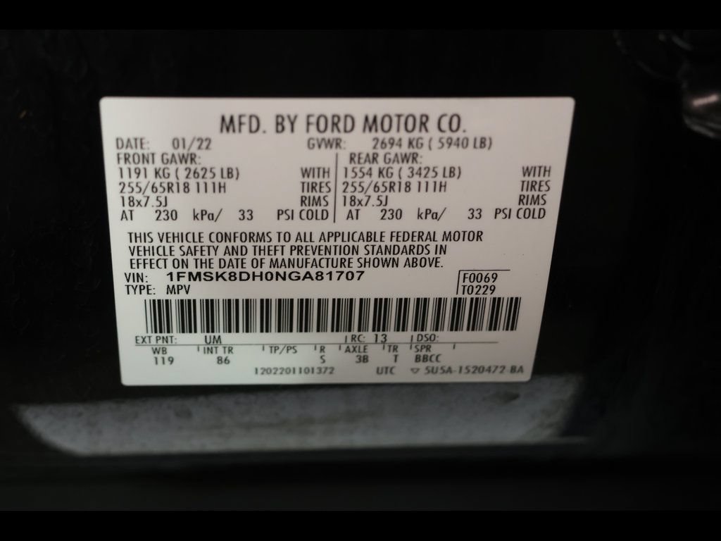 Used 2022 Ford Explorer XLT AWD/4WD image 31