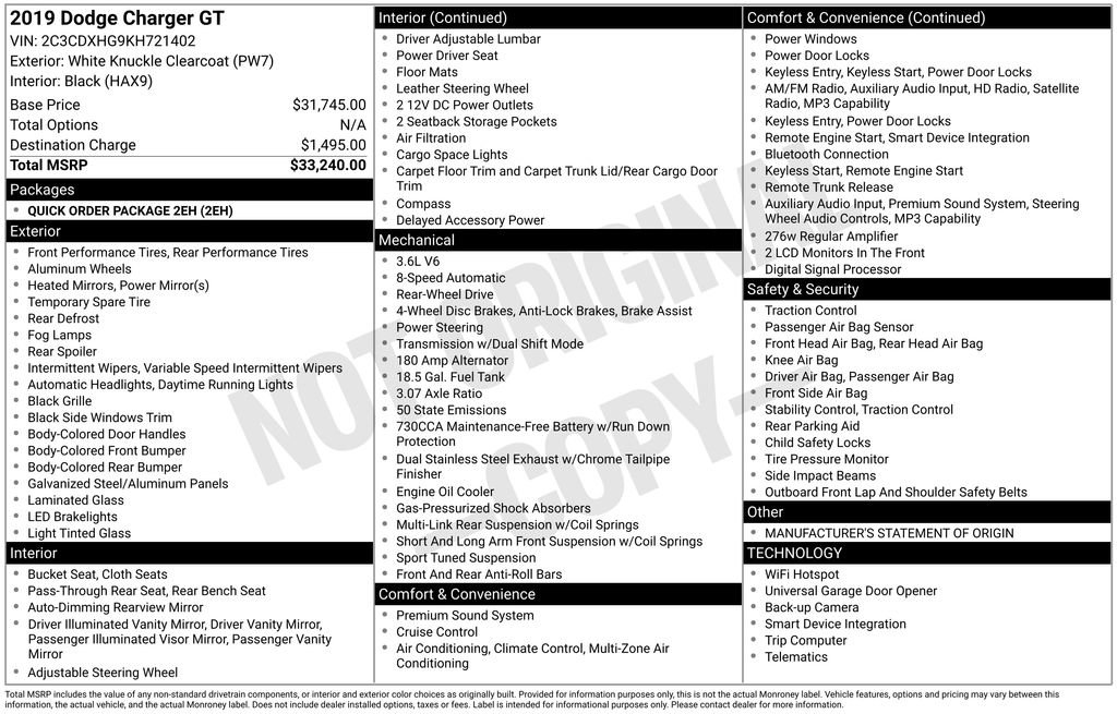 Used 2019 Dodge Charger GT RWD image 11