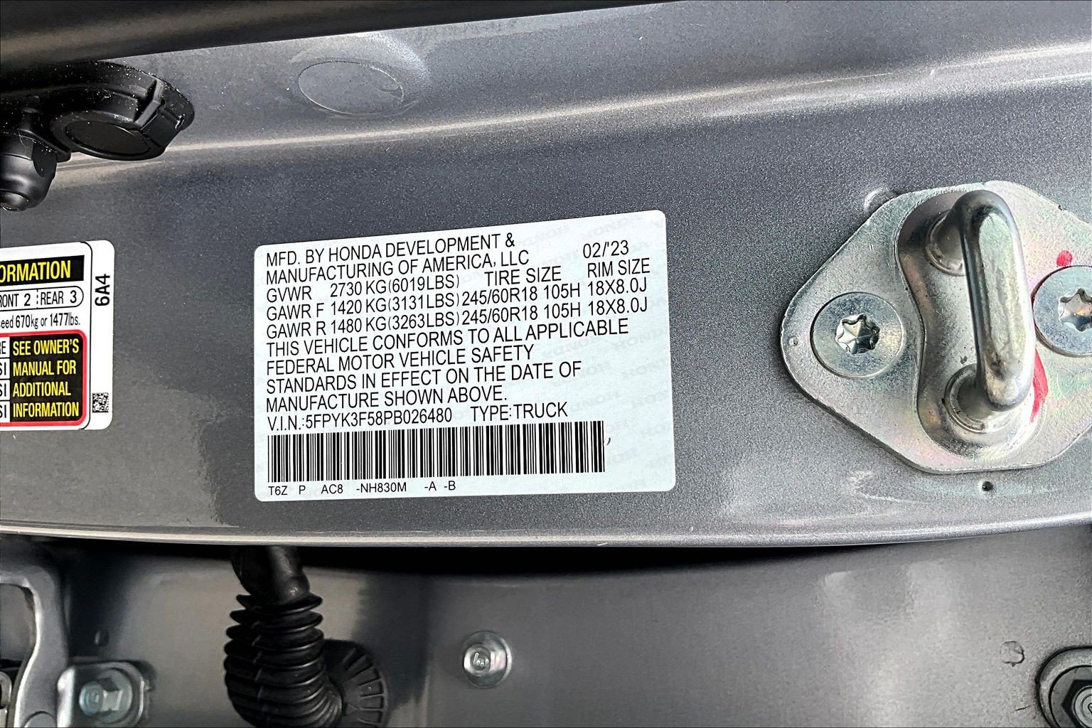 Used 2023 Honda Ridgeline RTL image 36