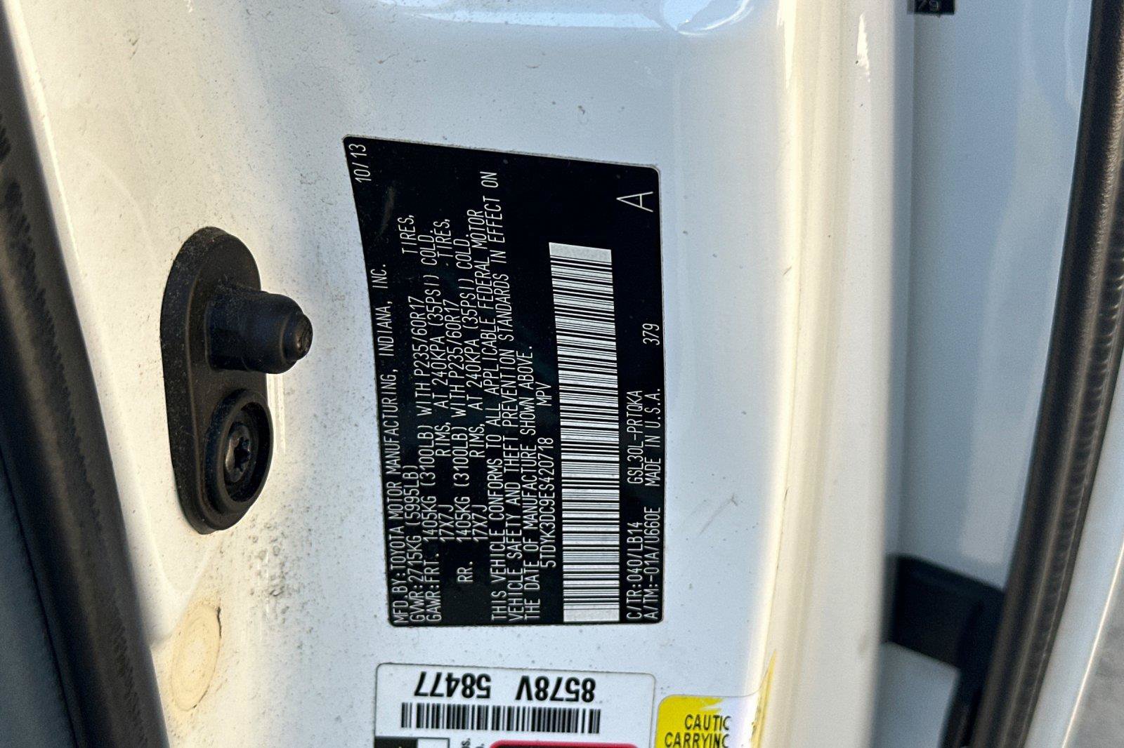 Used 2014 Toyota Sienna XLE FWD image 29