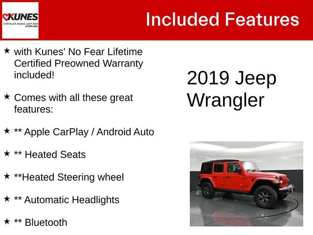 Used 2019 Jeep Wrangler Unlimited Rubicon AWD/4WD image 4
