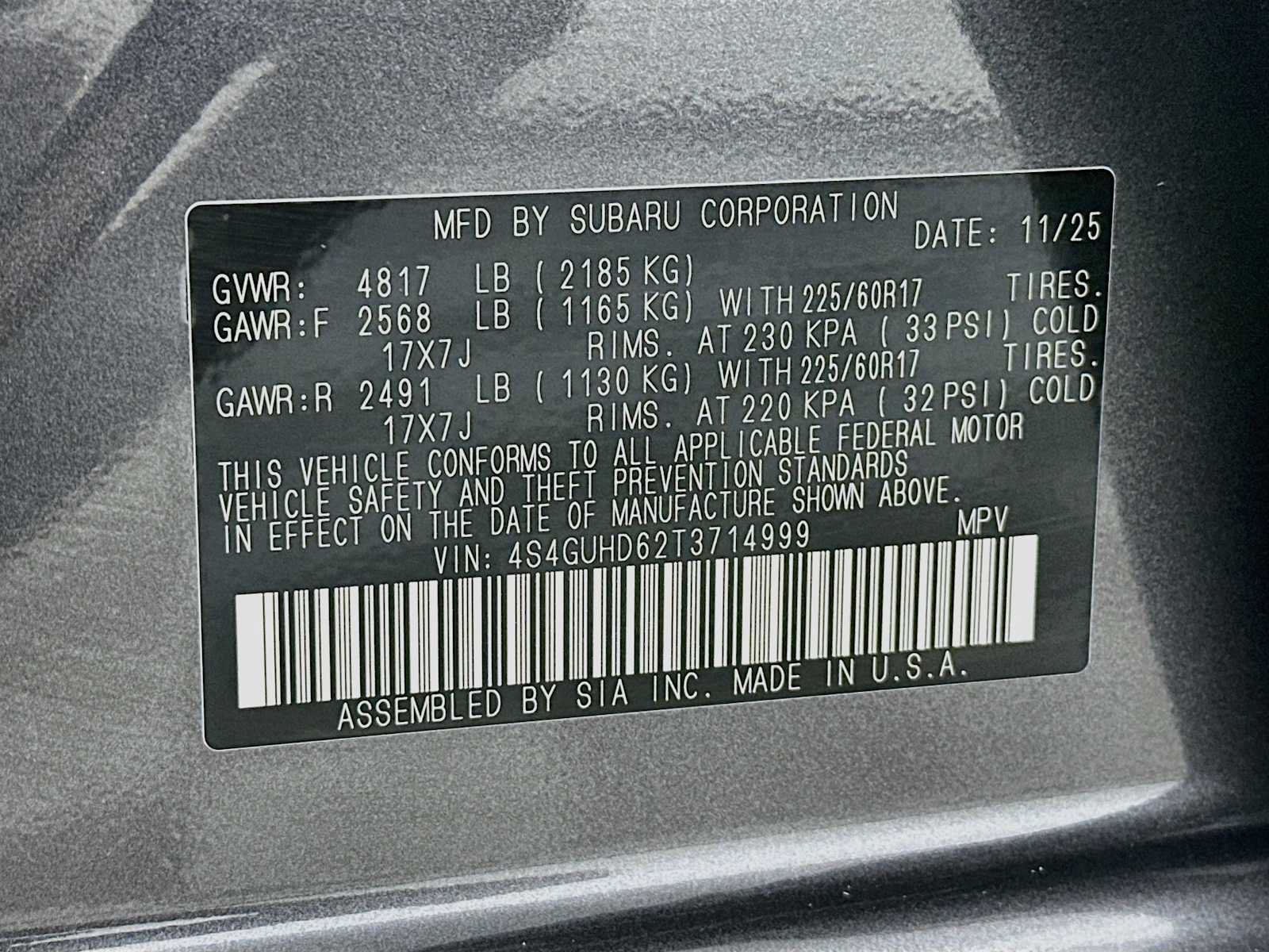 Certified 2026 Subaru Crosstrek 2.5i Premium AWD/4WD image 29
