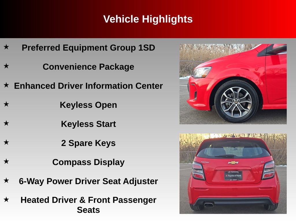 Used 2017 Chevrolet Sonic LT w/ Convenience Package image 6