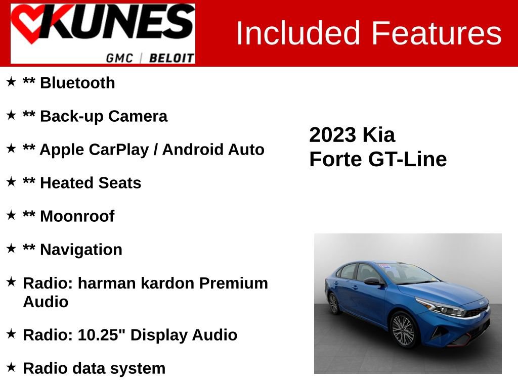 Used 2023 Kia Forte GT-Line w/ GT-Line Premium Package image 2