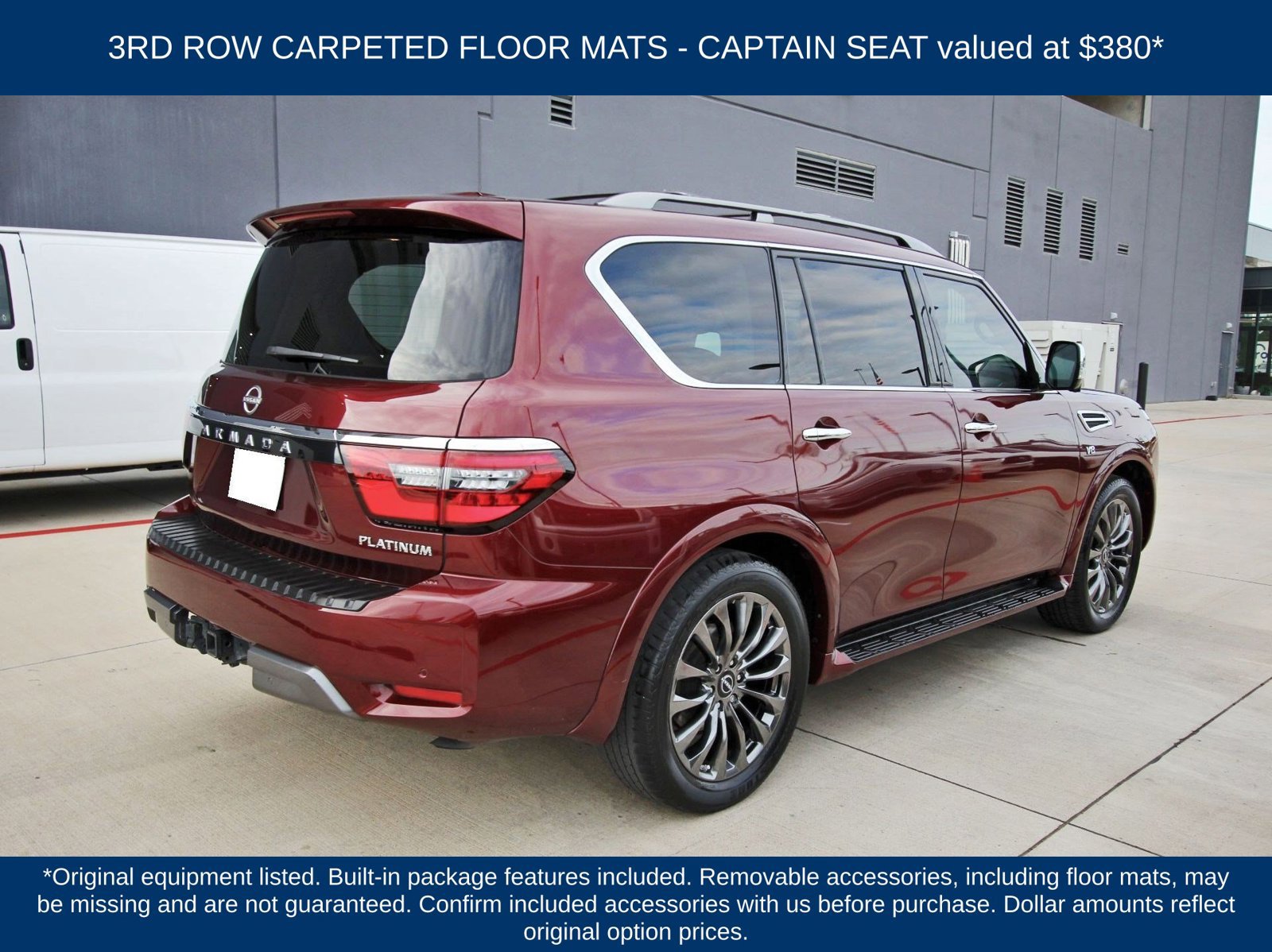Used 2022 Nissan Armada Platinum w/ Captain's Chairs Package RWD image 7